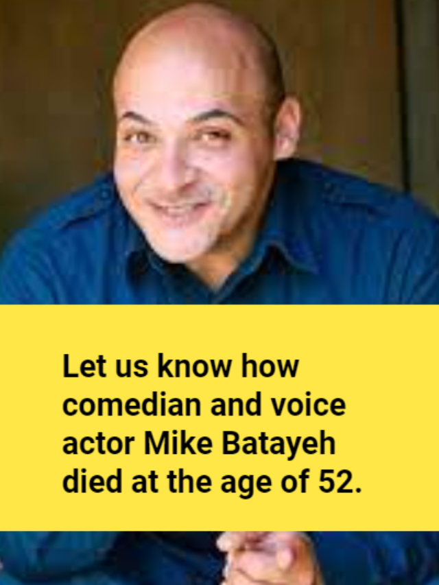 Mike Batayeh Comedian and Voice Actor Dies at the Age of 52