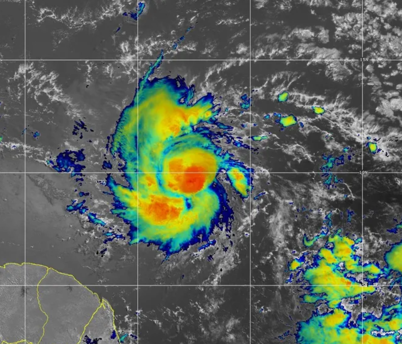 Now predicted to intensify into a major hurricane that is "dangerous" as it passes over the Windward Islands is Beryl