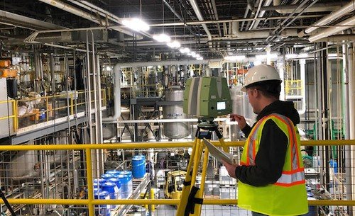 3d laser scanning for industrial plants