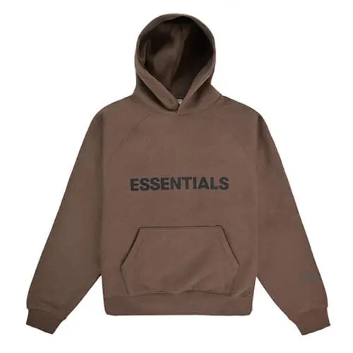 brown Essentials Hoodie