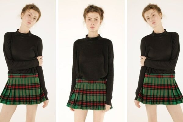 short tartan skirts