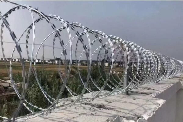 how to install razor wire on fences