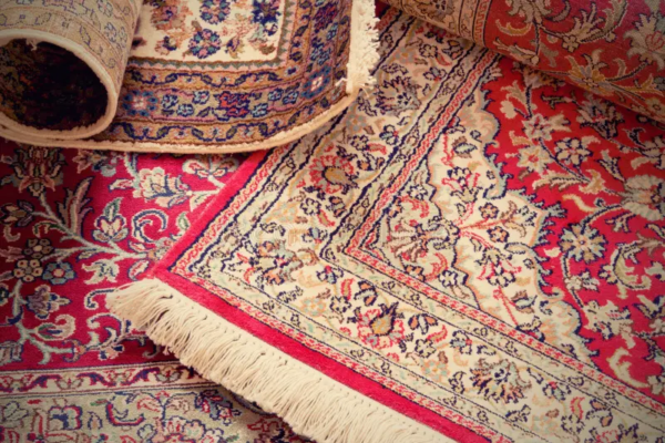 kashmir silk carpet