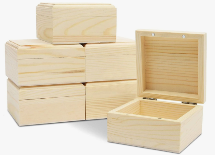 hinged lid boxes