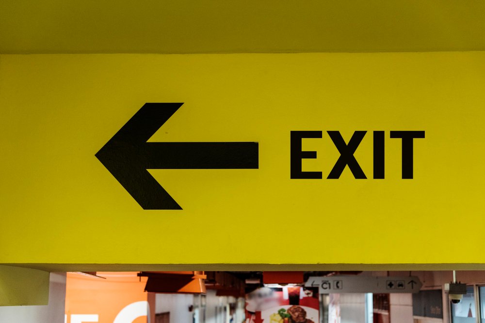 Tritium Exit Sign