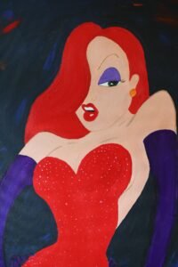 Jessica Rabbit painting