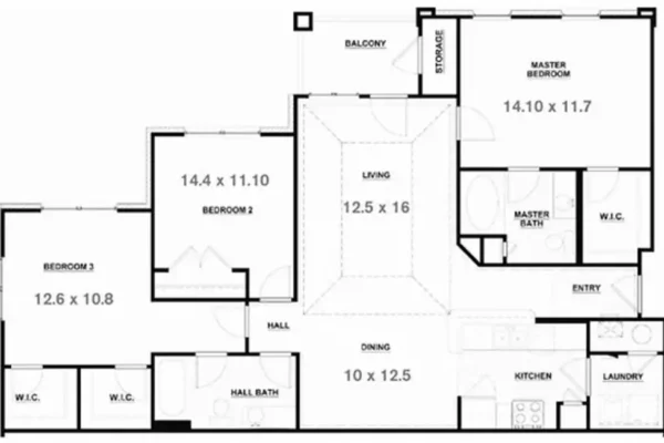 2-Bedroom Apartment