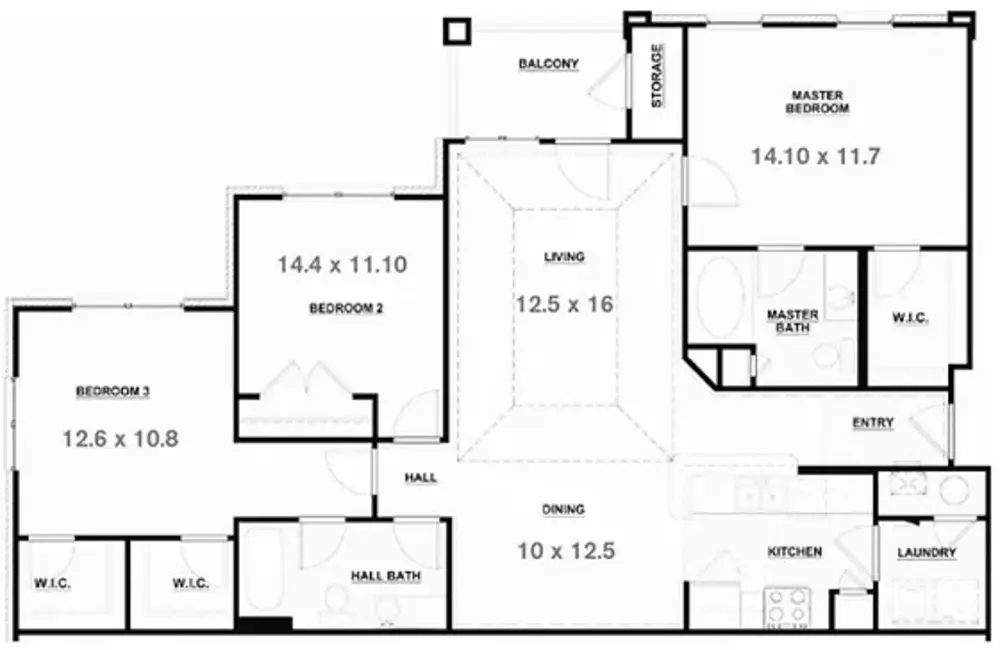 2-Bedroom Apartment