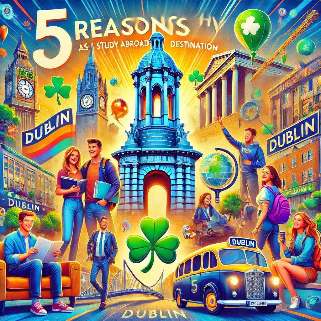 5 Reasons why choose Dublin as study abroad destination