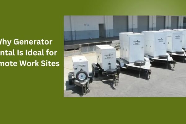 Why Generator Rental Is Ideal for Remote Work Sites