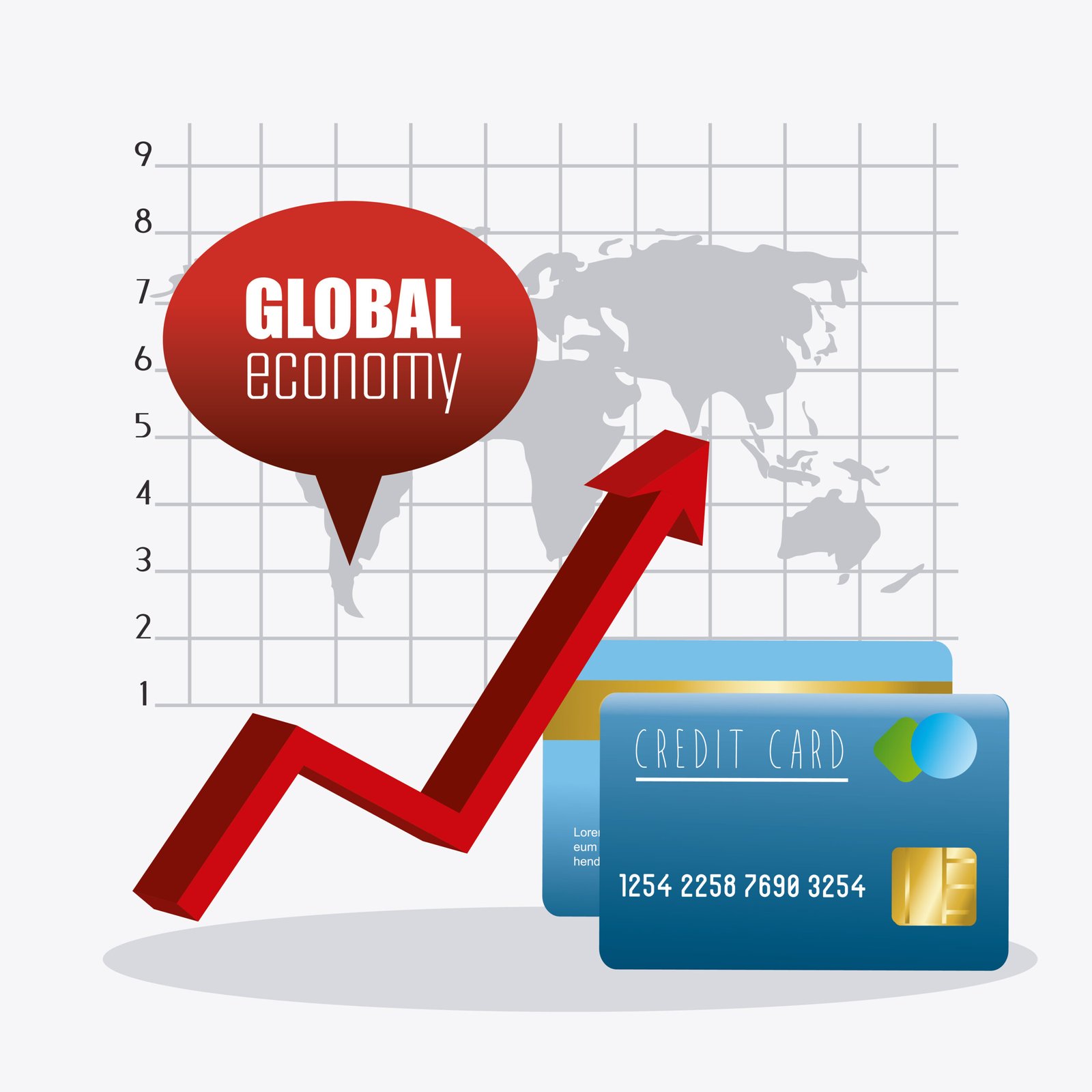 global-economy-money-tradeline-business-design