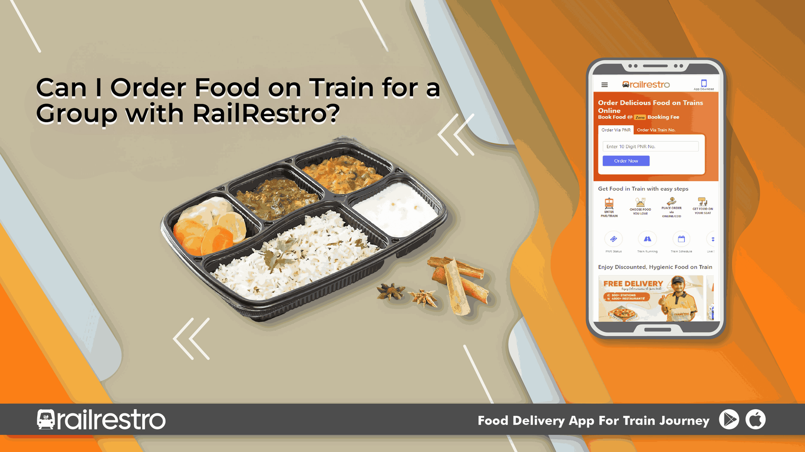 Can I Order Food on Train for a Group with RailRestro