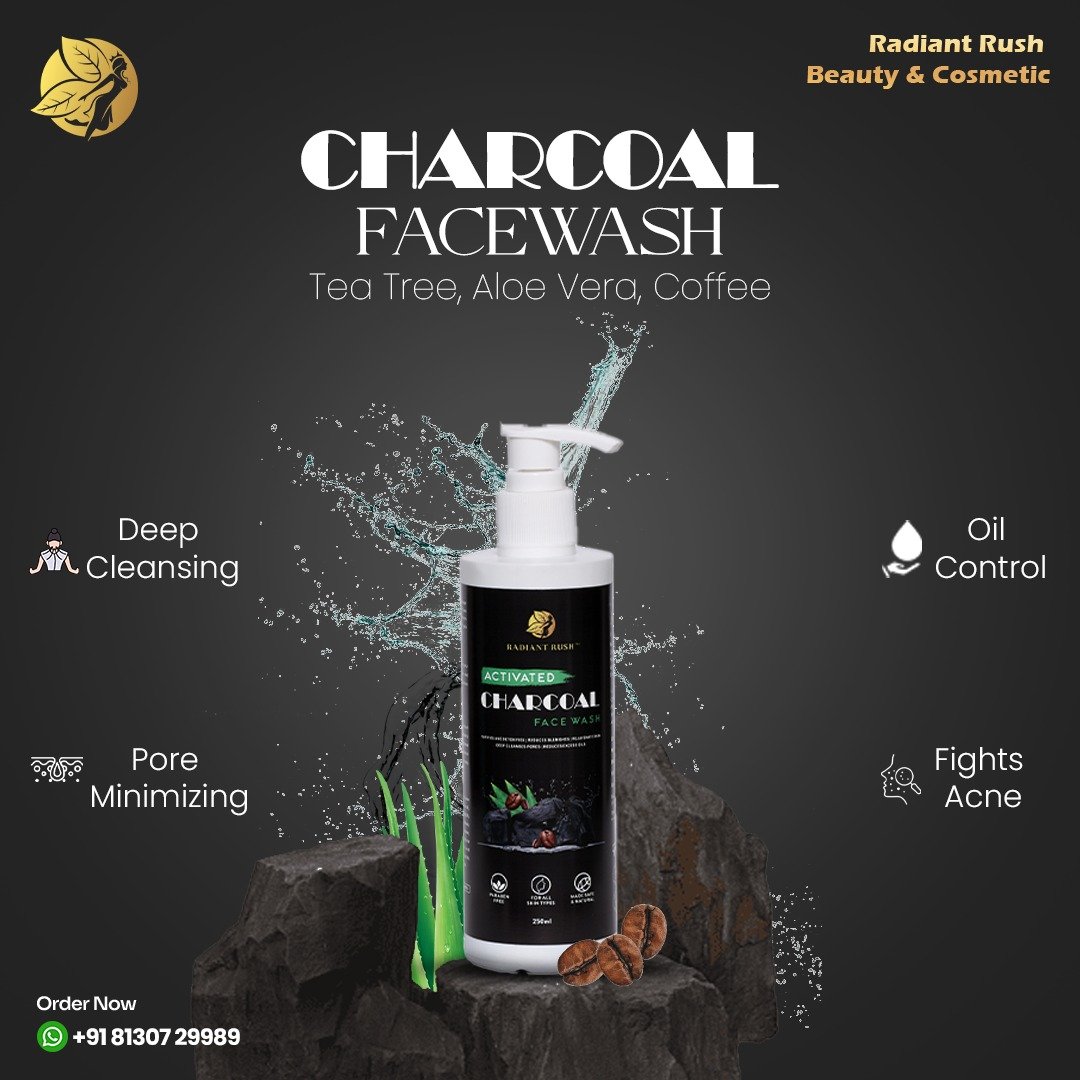 charcoal face wash for men & women