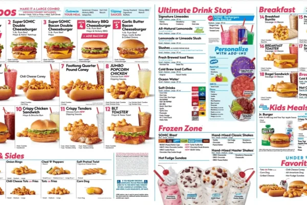 Sonic Menu