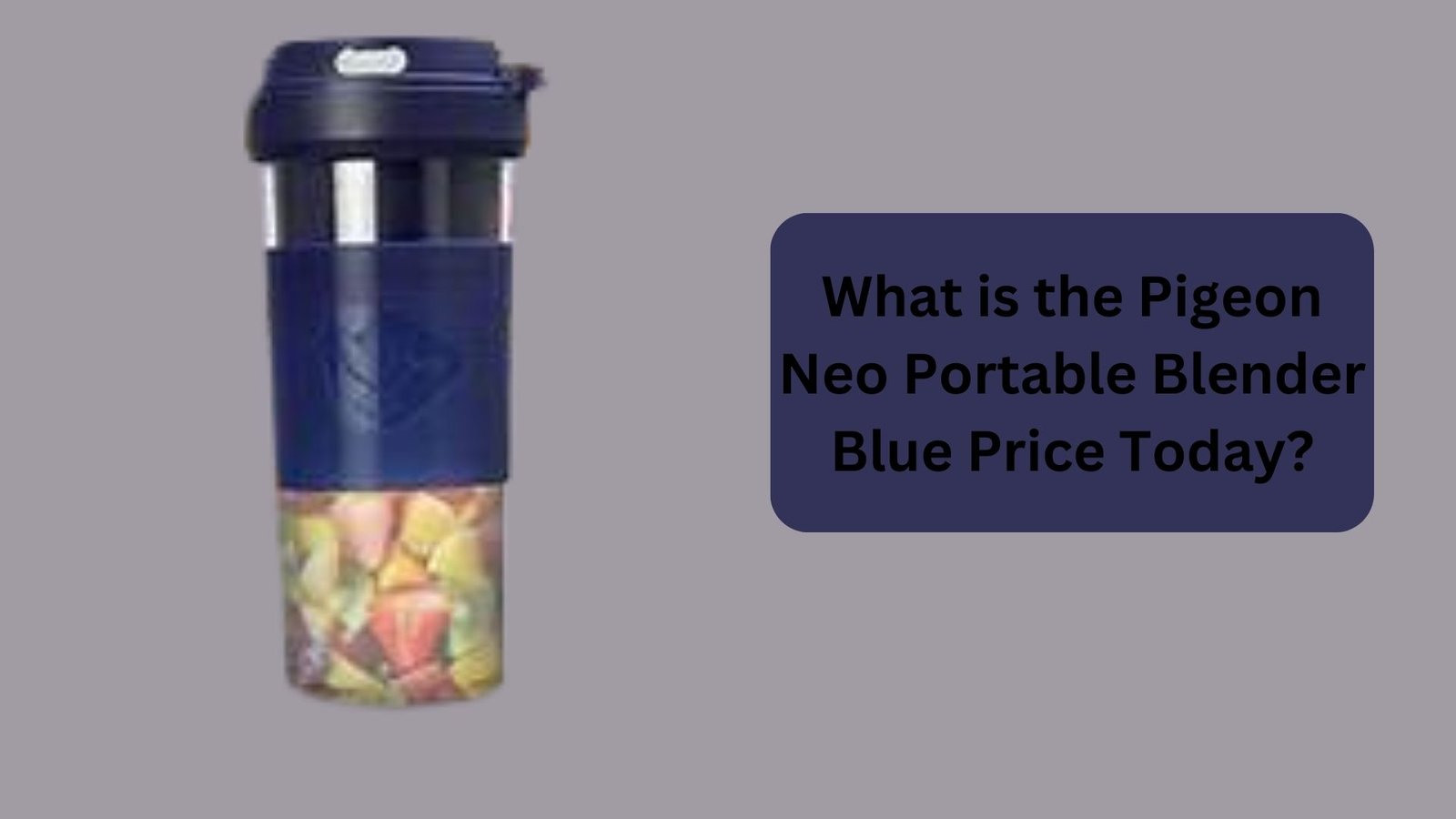 What is the Pigeon Neo Portable Blender Blue Price Today