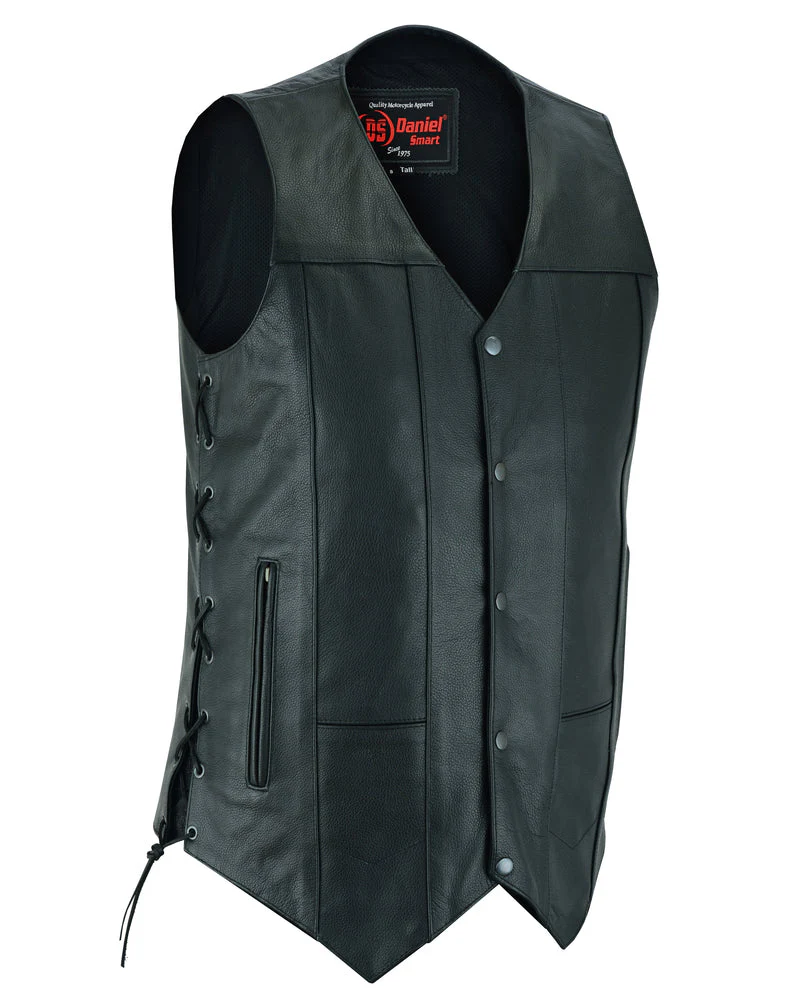 big and tall leather motorcycle vests