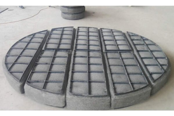 demister pad in column