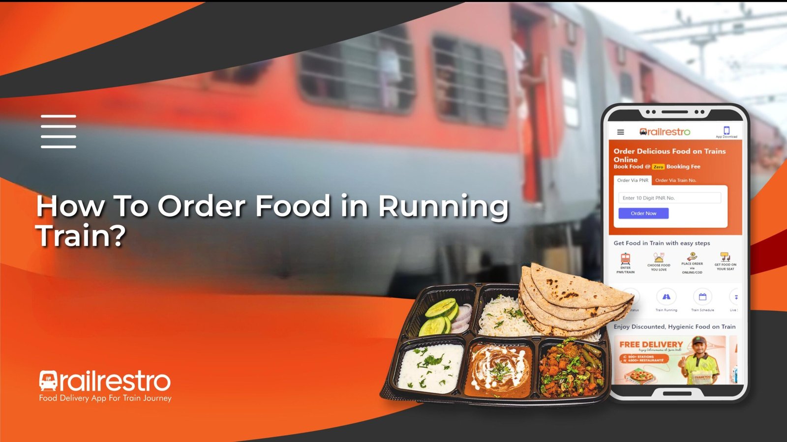 How To Order Food in Running Train?