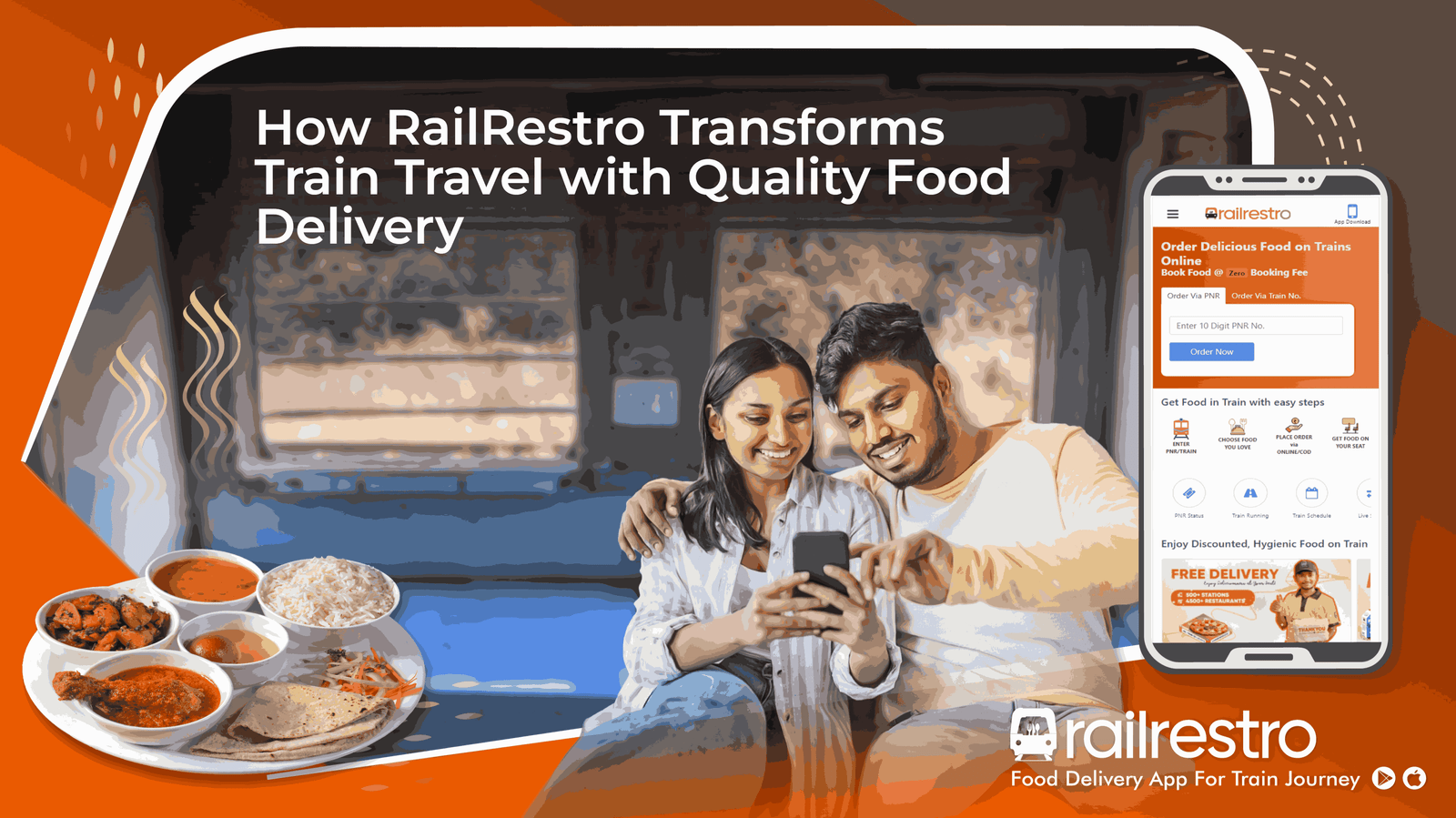 How RailRestro Transforms Train Travel with Quality Food Delivery