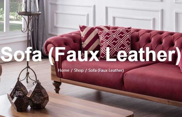 Sofa sleeper faux leather