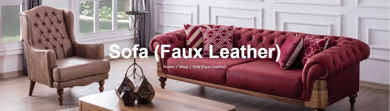 Sofa sleeper faux leather