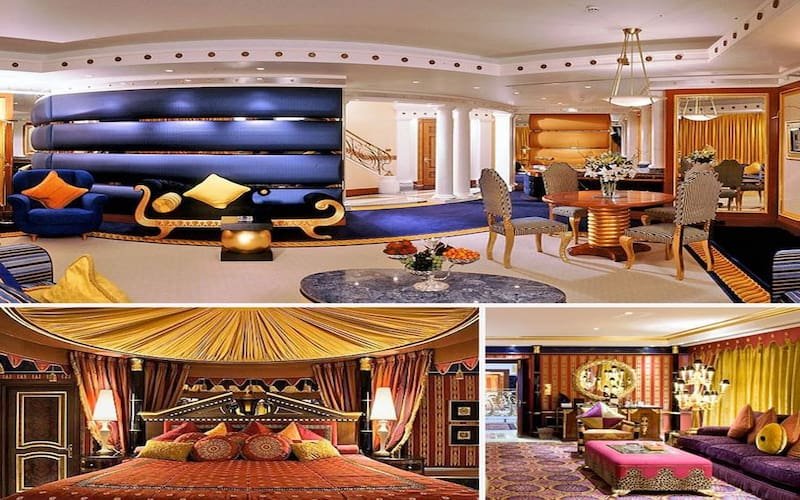 Luxurious Interiors of Burj Al Arab