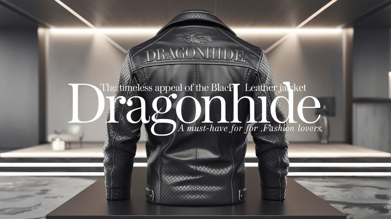 Black Leather Jacket Dragonhide