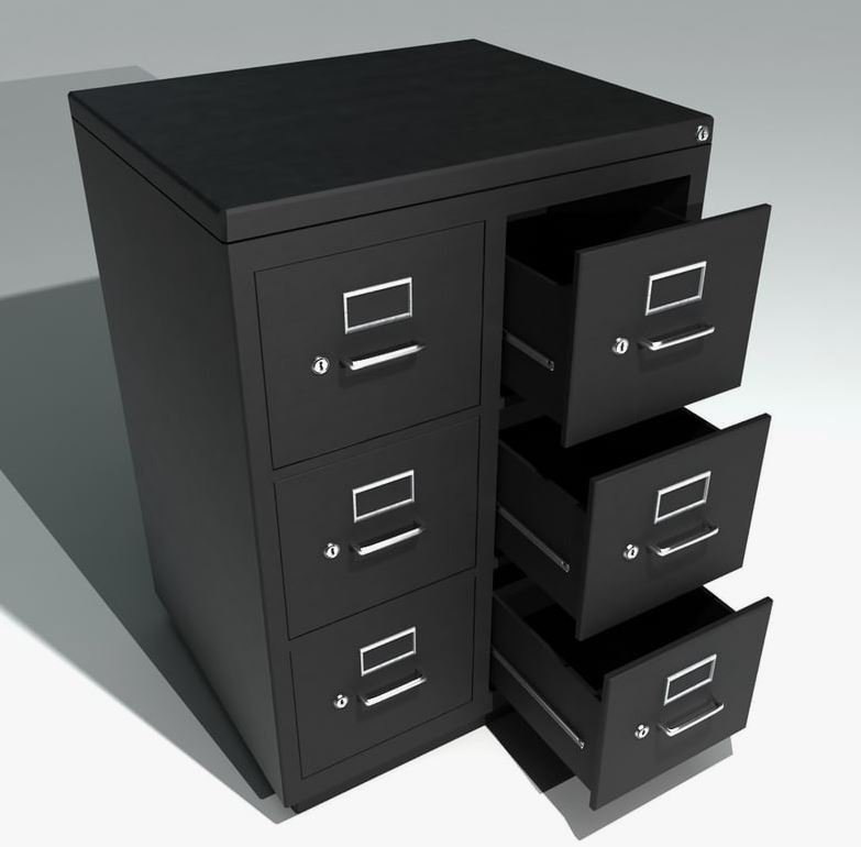 filing cabinets