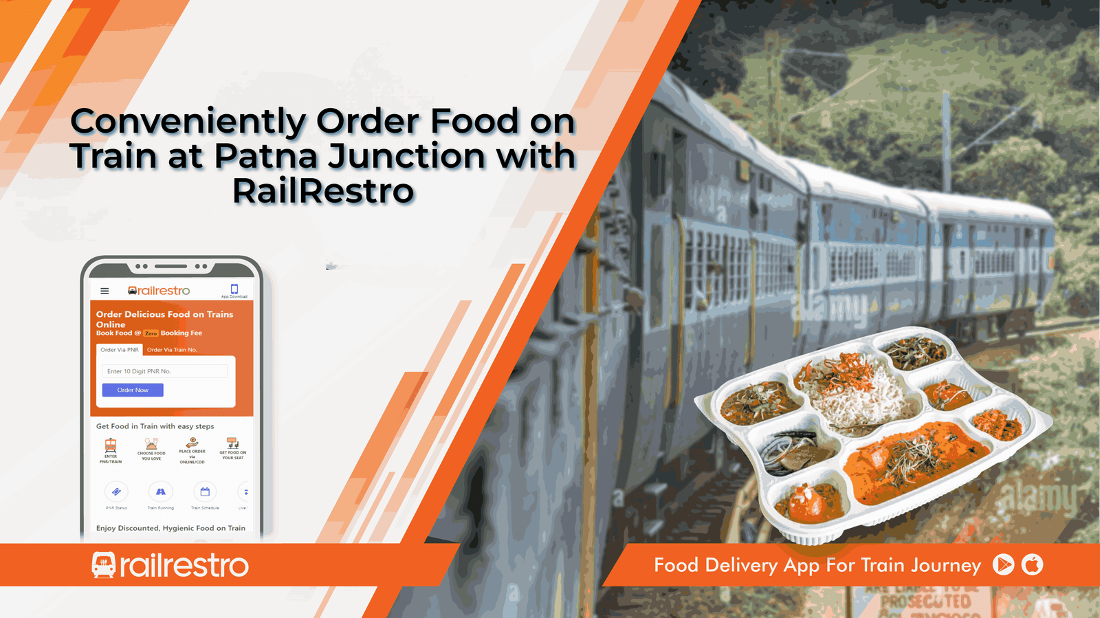 Conveniently Order Food on Train at Patna Junction with RailRestro