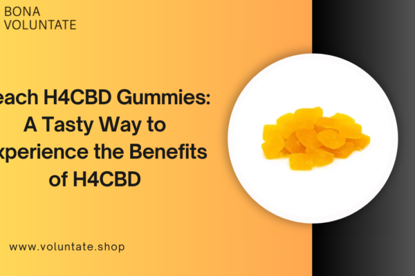 Peach H4CBD Gummies