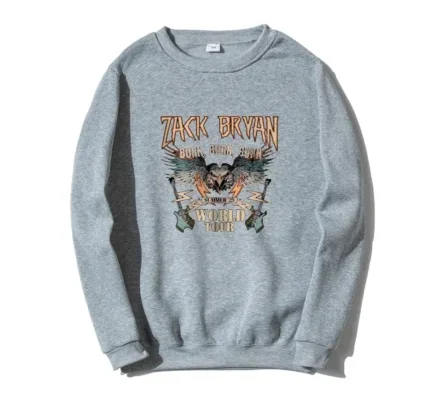 Zach-Bryan-Burn-Burn-Burn-Tour-Sweatshirt-Grey