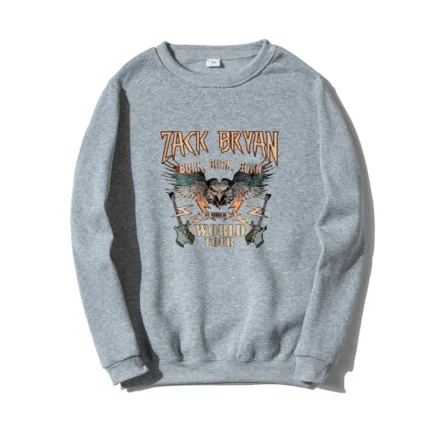 Zach-Bryan-Burn-Burn-Burn-Tour-Sweatshirt-Grey