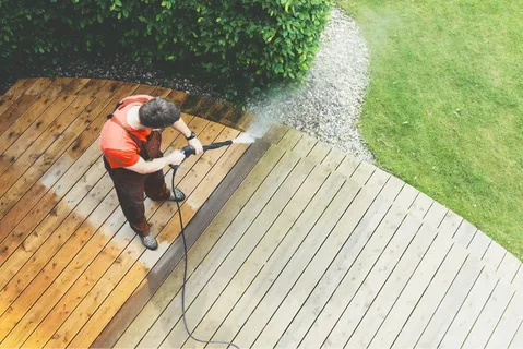 pressure washing