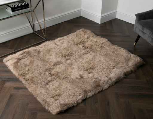 large sheepskin rug