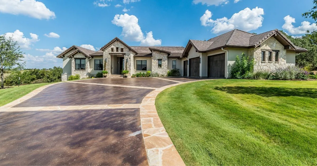 concrete driveway