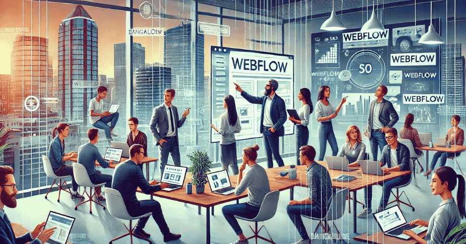 Webflow website design agencies in Bangalore creating custom, responsive, and visually appealing websites.