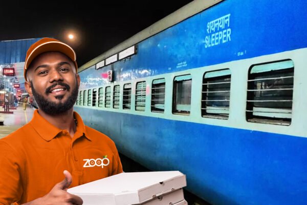 Booking food in train online