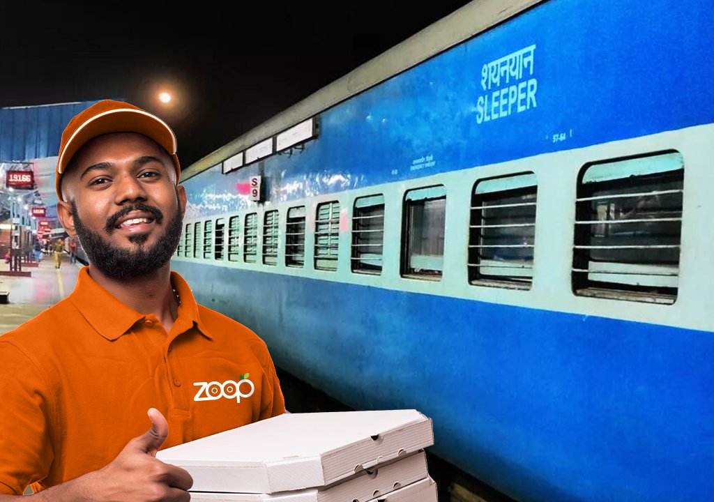 Booking food in train online