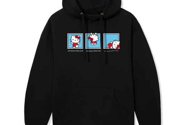 ASSC x Hello Kitty Black Hoodie