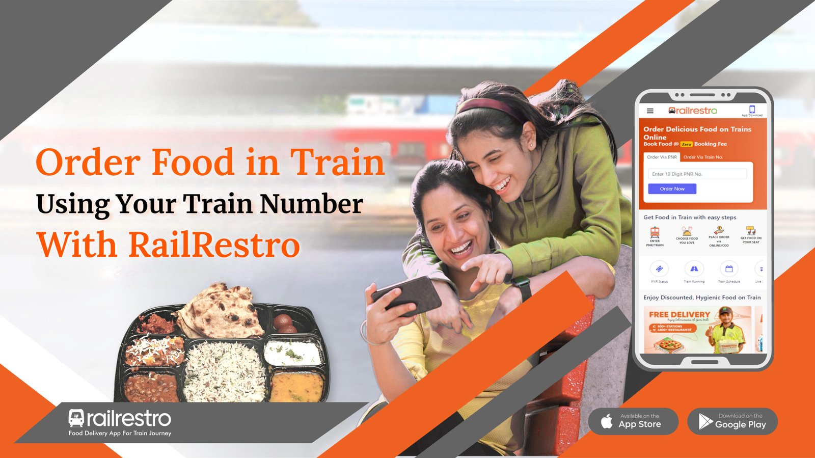 Order Food in Train Using Your Train Number with RailRestro