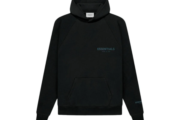 Black Essentials Hoodie