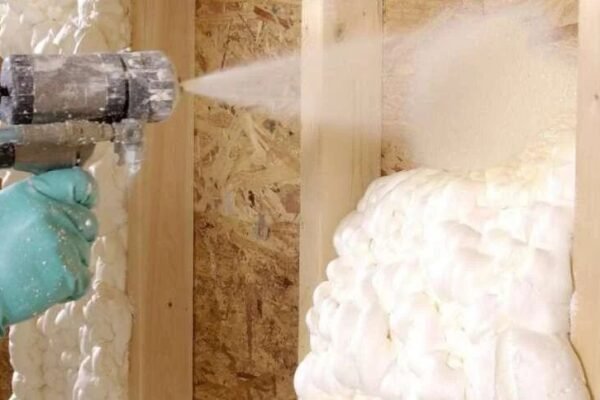 spray foam insulation installation