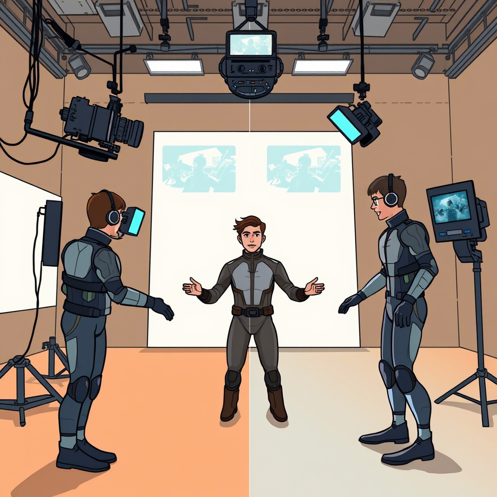 Motion capture bridges live-action and animation seamlessly