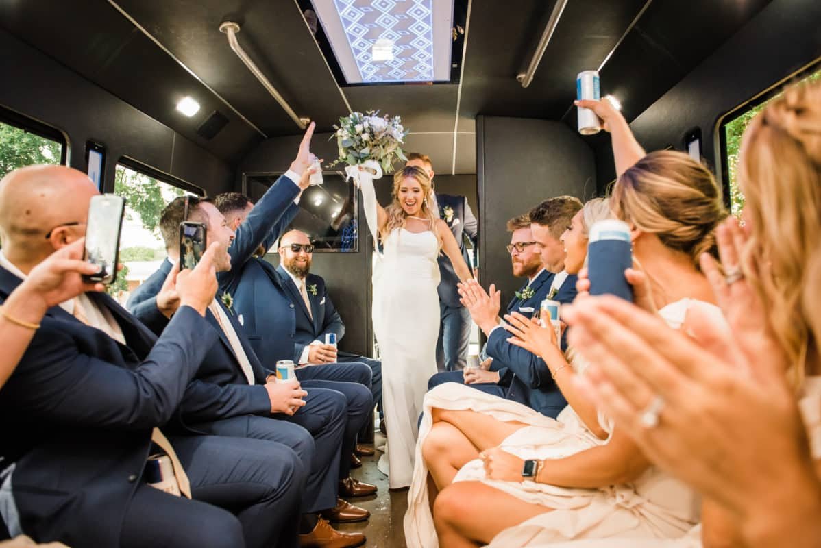 wedding party bus price