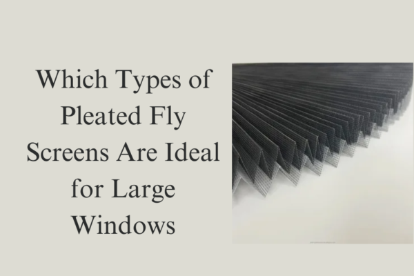 pleated fly screen