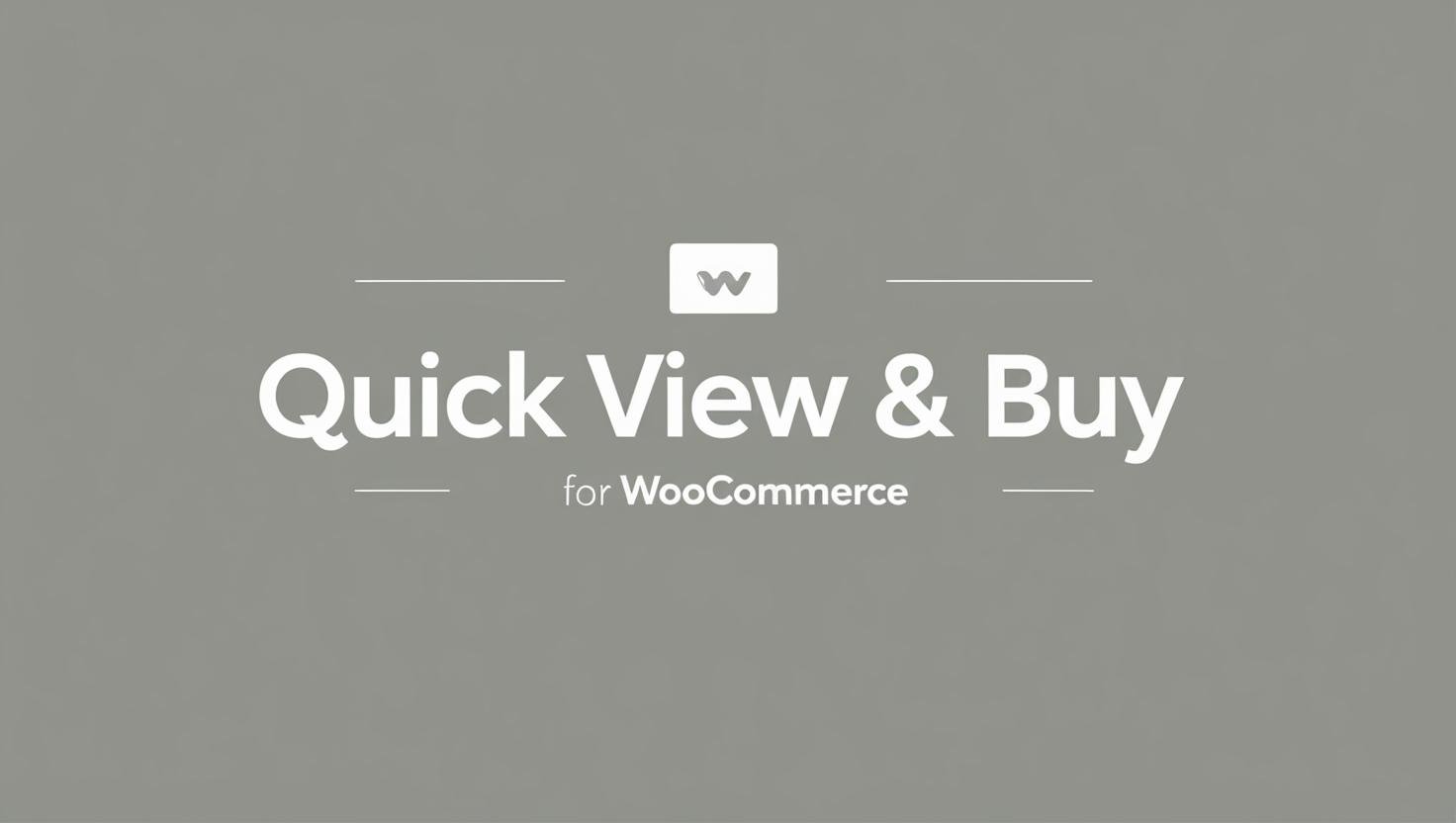 WooCommerce Quick View