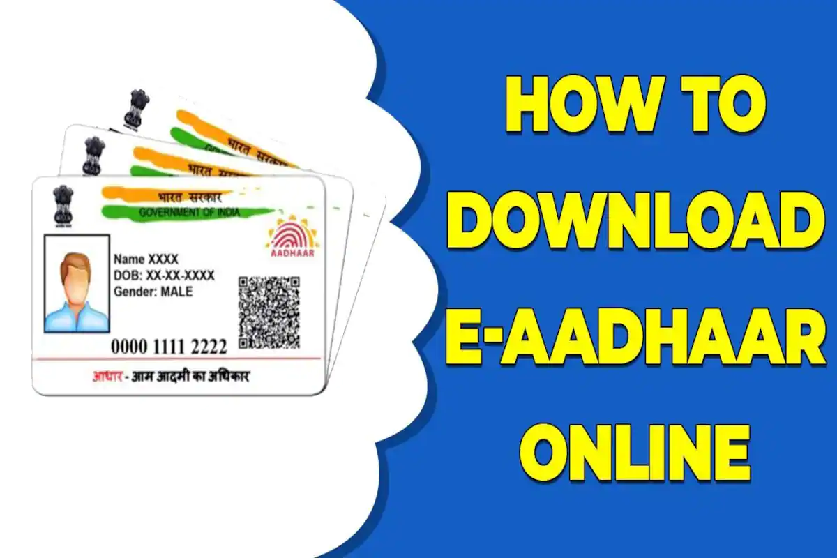 E Aadhar Card Download Online Pdf